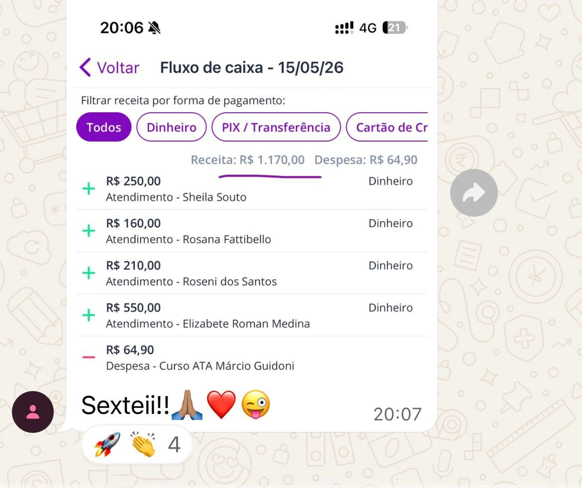Receita de R$ 1.170 em um único dia