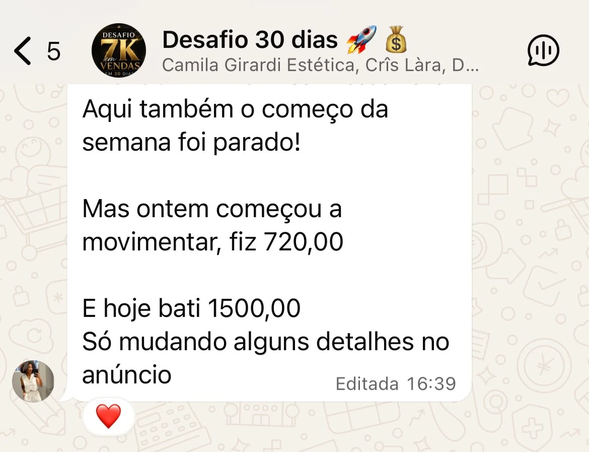 De R$ 720 para R$ 1.500 no dia seguinte, só ajustando o anúncio